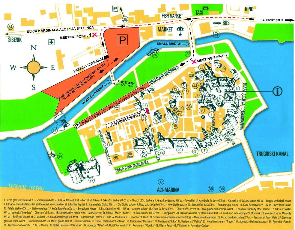 Lägenhet Fabijanko Oldtown Trogir